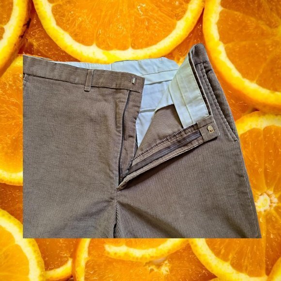 Haggar Tan Corduroy Pants Size 36X31 - Picture 3 of 5